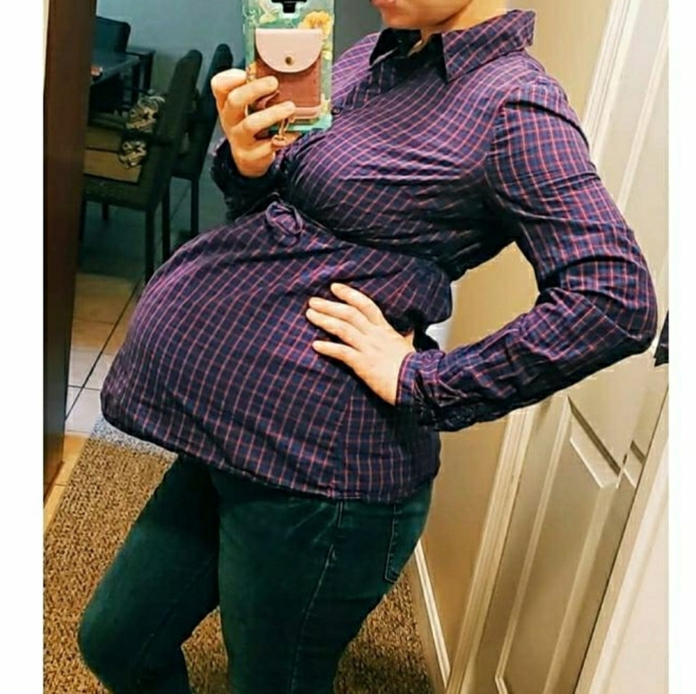 Maternity half button up - Picture 4 of 4
